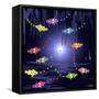 Fish Tales 3-David Sheskin-Framed Stretched Canvas