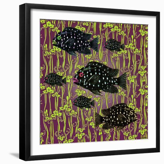 Fish Tales 4-David Sheskin-Framed Giclee Print