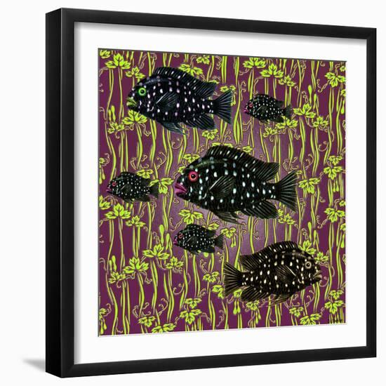 Fish Tales 4-David Sheskin-Framed Premium Giclee Print