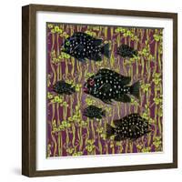 Fish Tales 4-David Sheskin-Framed Giclee Print