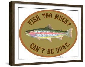 Fish Too Much-Mark Frost-Framed Giclee Print