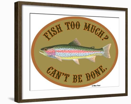 Fish Too Much-Mark Frost-Framed Giclee Print