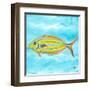 Fish Underwater I-Julie DeRice-Framed Art Print