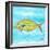 Fish Underwater I-Julie DeRice-Framed Premium Giclee Print