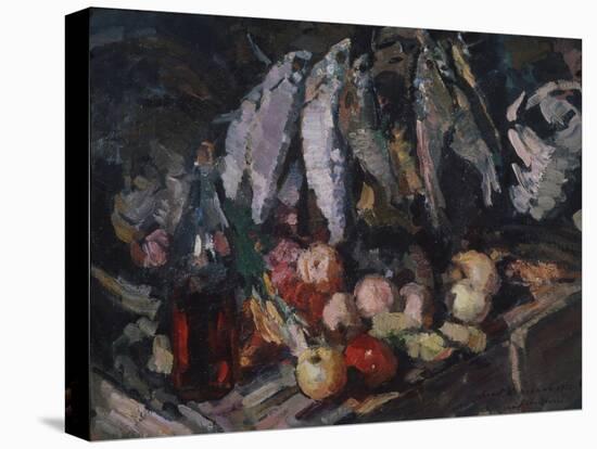 Fish, Vine and Fruits, 1916-Konstantin Alexeyevich Korovin-Stretched Canvas