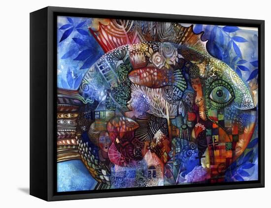 Fish-Oxana Zaika-Framed Stretched Canvas