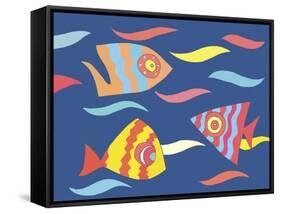 Fish-Miguel Balbás-Framed Stretched Canvas