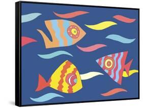 Fish-Miguel Balbás-Framed Stretched Canvas