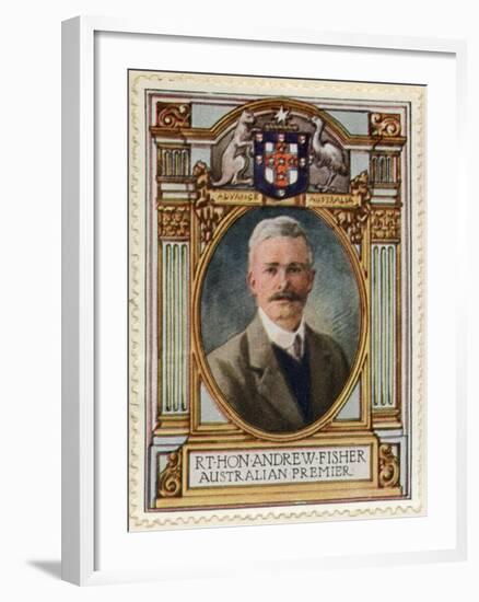 Fisher, Australian Premier, Stamp-null-Framed Art Print