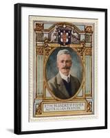 Fisher, Australian Premier, Stamp-null-Framed Art Print