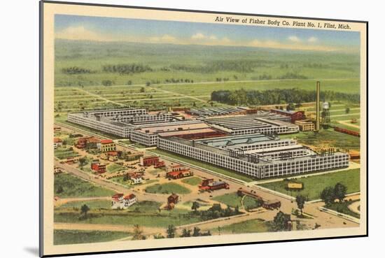 Fisher Body Company, Flint, Michigan-null-Mounted Art Print