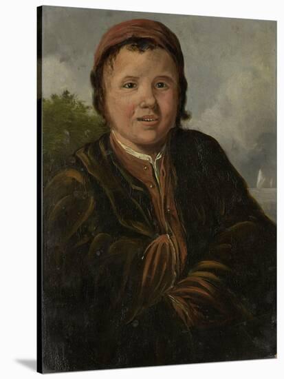 Fisher Boy, at Half Length, Hands Inserted into the Jacket-Frans Hals-Stretched Canvas