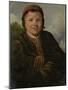 Fisher Boy, at Half Length, Hands Inserted into the Jacket-Frans Hals-Mounted Art Print