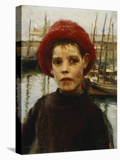 Fisher Boy-Harold Harvey-Stretched Canvas