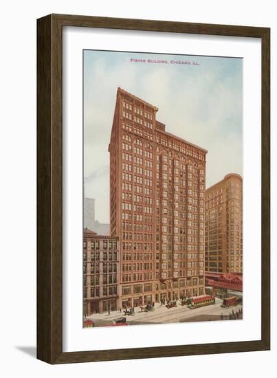Fisher Building, Chicago-null-Framed Art Print