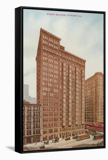 Fisher Building, Chicago-null-Framed Stretched Canvas