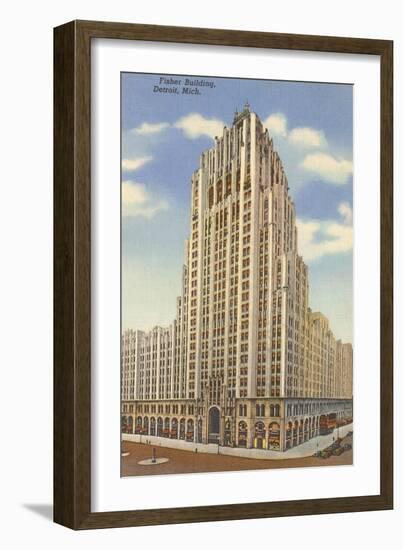 Fisher Building, Detroit, Michigan-null-Framed Art Print