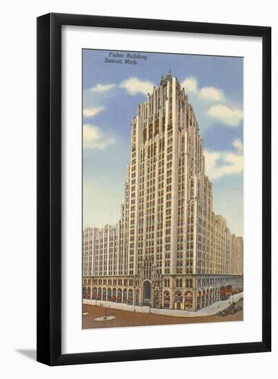 Fisher Building, Detroit, Michigan-null-Framed Art Print