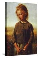 Fisher Girl, 1874-Ilya Efimovich Repin-Stretched Canvas