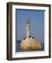 Fisher Girl Statue, ,Zhuhai, Guangdong, China, Asia-Charles Bowman-Framed Premium Photographic Print