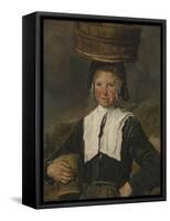Fisher Girl-Frans Hals-Framed Stretched Canvas
