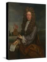 Fisher Harding, Master Shipwright, Active 1664-1706, with the Launch of the 'Royal Sovereign', 1701-Jonathan Richardson-Stretched Canvas