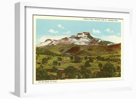 Fisher's Peak, Colorado-null-Framed Art Print