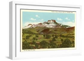 Fisher's Peak, Colorado-null-Framed Art Print