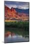 Fisher Towers Reflection Classic, Moab Utah,-Vincent James-Mounted Photographic Print