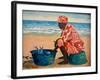 Fisher Woman 2020 (oil)-Tilly Willis-Framed Giclee Print