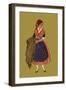 Fisher Woman from Nice-Elizabeth Whitney Moffat-Framed Art Print