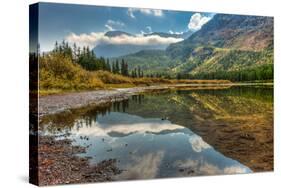 Fishercap Lake, Glacier NP, Near Kalispell and Many Glacier, Montana-Howie Garber-Stretched Canvas