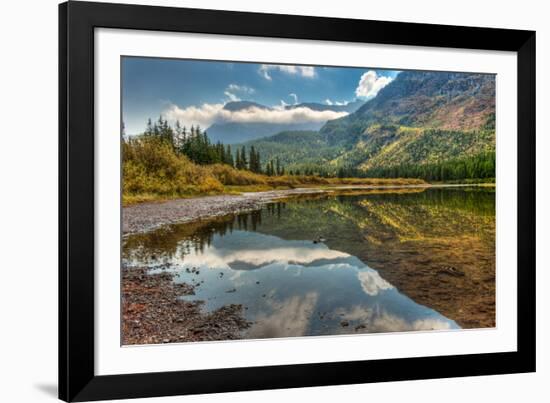 Fishercap Lake, Glacier NP, Near Kalispell and Many Glacier, Montana-Howie Garber-Framed Photographic Print