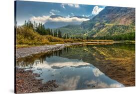 Fishercap Lake, Glacier NP, Near Kalispell and Many Glacier, Montana-Howie Garber-Stretched Canvas