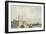 Fisherfolk on the Beach-Richard Parkes Bonington-Framed Giclee Print