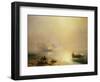 Fisherfolk on the Seashore, The Bay of Naples-Ivan Konstantinovich Aivazovsky-Framed Giclee Print