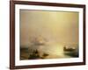 Fisherfolk on the Seashore, The Bay of Naples-Ivan Konstantinovich Aivazovsky-Framed Giclee Print