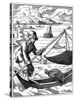 Fisherman, 16th Century-Jost Amman-Stretched Canvas