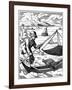 Fisherman, 16th Century-Jost Amman-Framed Giclee Print