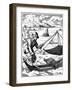 Fisherman, 16th Century-Jost Amman-Framed Giclee Print