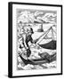 Fisherman, 16th Century-Jost Amman-Framed Giclee Print