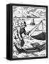 Fisherman, 16th Century-Jost Amman-Framed Stretched Canvas