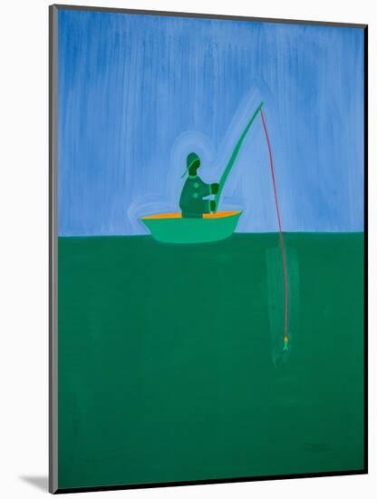 Fisherman;1998,(oil on linen)-Cristina Rodriguez-Mounted Giclee Print