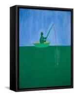 Fisherman;1998,(oil on linen)-Cristina Rodriguez-Framed Stretched Canvas