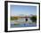 Fisherman, Agua and Pacaya Volcanoes in the Background, Monterrico, Pacific Coast, Guatemala-Michele Falzone-Framed Photographic Print