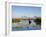 Fisherman, Agua and Pacaya Volcanoes in the Background, Monterrico, Pacific Coast, Guatemala-Michele Falzone-Framed Photographic Print