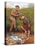 Fisherman and Boy, 1866-Frederick Walker-Stretched Canvas