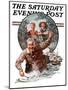 "Fisherman and Boys," Saturday Evening Post Cover, September 6, 1924-Frederic Stanley-Mounted Giclee Print