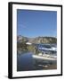 Fisherman and Floatplane, Takahula Lake, Alaska, USA-Hugh Rose-Framed Premium Photographic Print