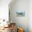 Fisherman and Traditional Outrigger Boat-Peter Richardson-Stretched Canvas displayed on a wall